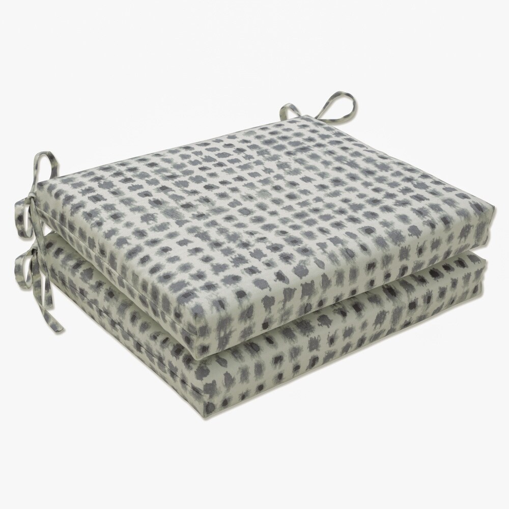 Pillow Perfect Outdoor Indoor Hixon Stone Seat Cushion Set of 2 19 X 19 X 5 Bed Bath Beyond 31910405